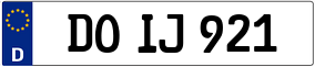 Truck License Plate